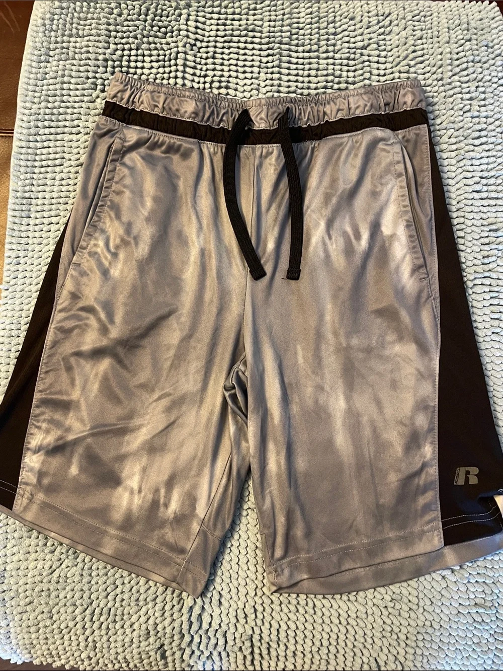 Set of 3 - Athletic Men's Black and Gray Athletic Shorts
